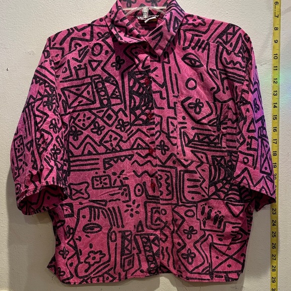 Live it up Tops - Live it up Pink Graphic Shirt